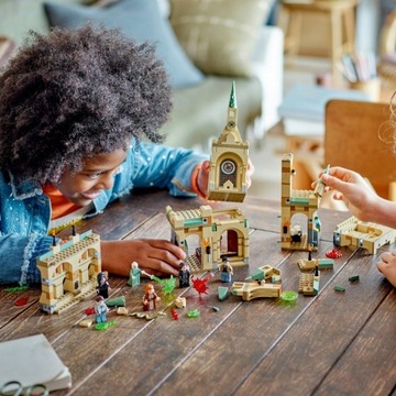 LEGO ГАРРИ ПОТТЕР БИТВА ЗА ХОГВАРТС ШКОЛЬНЫЕ ПЕРСОНАЖИ ВОЛШЕБНИК РОЖДЕСТВЕНСКИЙ ПОДАРОК