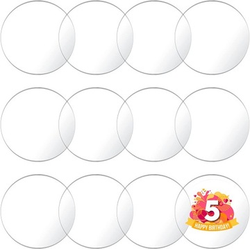 Диски из оргстекла Круг из оргстекла 5см 3мм PLEXA 5шт