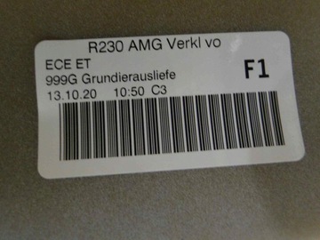 фото thumb №12, Mercedes sl r230 230 бампер переднее 55 amg новый