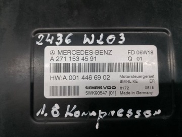 фото thumb №7, Комп'ютер, блок керування mercedes клас c w203 a2710102445 5wk90547 siemens