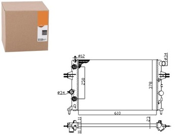 фото thumb №1, Радиаторов opel astra f g 1,6-1,8 98- nrf