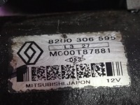 Renault modus 04-07 1.2 75km стартер 8200306595 12 зубів Недорого, фото thumb