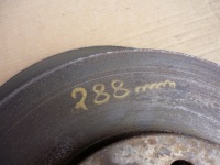 фото thumb №16, Тормоза перед суппорты + тормозные диски / seat altea leon ii vw golf v / 288mm