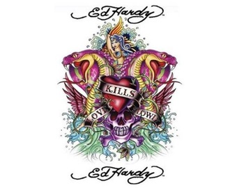 РОСКОШНАЯ СУМКА ED HARDY СУМКА ДЛЯ НОУТБУКА 13,3 ДЮЙМА