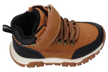 AMERICAN CLUB XD144 OCIEPLANE TRZEWIKI BUTY ZIMOWE NA RZEP I SUWAK CAMEL 28