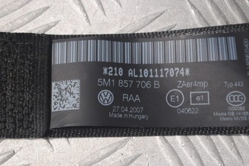 фото thumb №6, Ремені безпеки перед 5m1857705b, 5m1857706b vw golf v plus