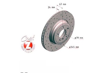 фото thumb №2, Диски тормозные 2szt bmw 7 e65/e66 01-08 зад wen.