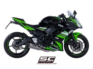 Выхлопная система SC-Project SC1-R GT Matt Black Kawasaki NINJA 650 (2020)