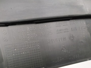 фото thumb №8, Mercedes ml w166 спойлер спойлер накладка бампера зад планка om a1668851925