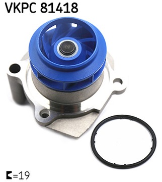 фото thumb №15, Skf vkpc 81418 насос воды, охлаждение двигателя