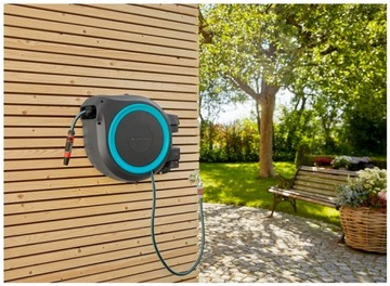 Gardena RollUp L настенный барабан, вращающийся, 30 м