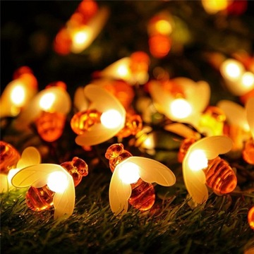 Садовые гирлянды на солнечных батареях BEES 20x LED