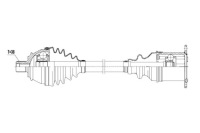 Привідний вал audi a6 2.0tdi 2.0tfsi 04-11 atm ліва Оригінал, фото thumb
