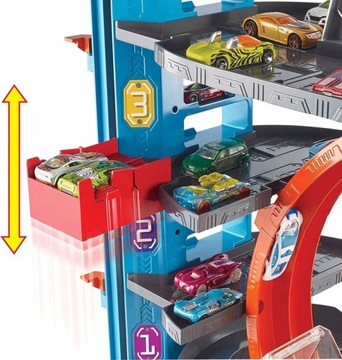 НАБОР HOT WHEELS MEGA SHARK GARAGE RACE TRACK FTB69 S1 XXL