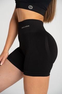 Шорты Gym Glamour Sports push up 2.0 черные L для тренировок
