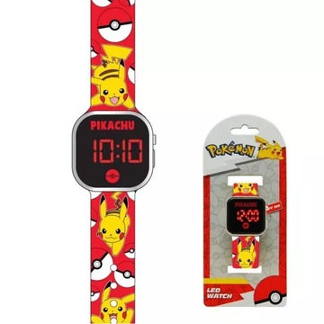 Светодиодные цифровые часы Pokemon