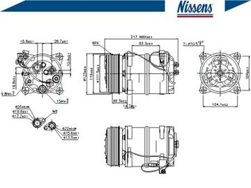 фото thumb №2, Компресор кондиціонера volvo v70 i 2.3 awd lv
