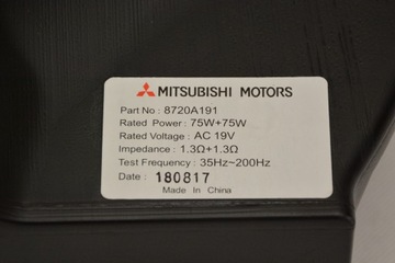 фото thumb №6, Mitsubishi eclipse cross сабвуфер rockford