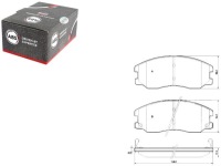 фото thumb №1, Тормозные колодки тормозные chevrolet captiva 2.0 d c100. c1