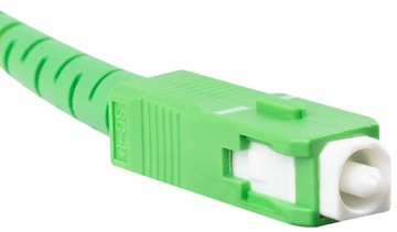 KABEL PRZEWÓD ŚWIATŁOWODOWY ŚWIATŁOWÓD PATCHCORD SC/APC-SC/APC SIMPLEX 10M