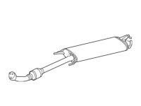 фото thumb №1, Toyota rav4 гаситель средний катализатор 17420-28712 оригинальный номер