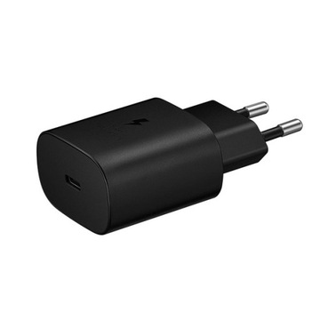 БЫСТРОЕ СЕТЕВОЕ ЗАРЯДНОЕ УСТРОЙСТВО ДЛЯ ТЕЛЕФОНА SAMSUNG 25ВТ + КАБЕЛЬ USB-C 1М