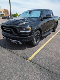 фото thumb №7, Dodge ram 1500 gen 5 2019-2024 пороги градуси бічні стиль trx чорні комплект