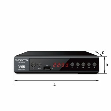Тюнер-декодер DVBT2 DVBT 2 Наземное ТВ HEVC H.265 HDMI PVR EPG FullHD USB