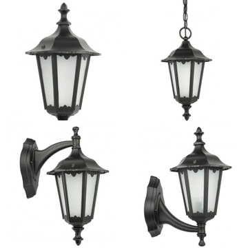 Lampa elewacyjna kinkiet ogrodowy retro dół