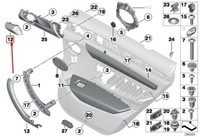 фото thumb №7, Кришка динаміка заднього лівий bmw x3 x4 оригінальний 51427464293