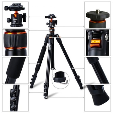 ШТАТИВ ДЛЯ КАМЕРЫ KF + ШАРОВАЯ ГОЛОВКА ДЛЯ MACRO PRO