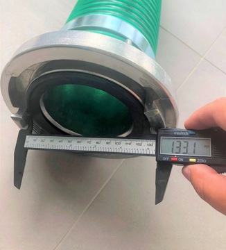 Przedłużenie szamba Szybkozłączka Zestaw Wąż na rurę PCV 110mm / 14m