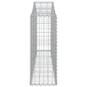 Габионные корзины, 3 шт, 200х30х80/100 см, оцинкованное железо
