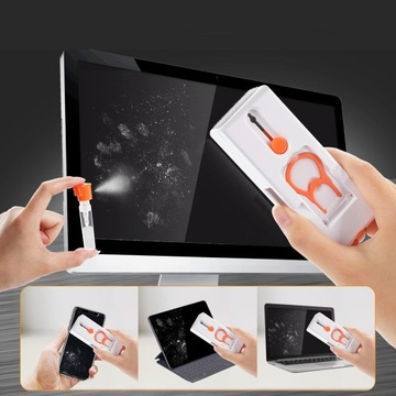 ZESTAW DO CZYSZCZENIA 11W1 WIELOFUNKCYJNY DO LAPTOP SŁUCHAWKI SMARTFON