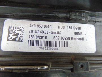 фото thumb №16, Решітка решітка радіатора audi a6 c8 4k0853651 оригінал