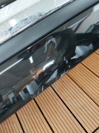 Fiat 500 07-14 3d бампер задний хром задний  цвет 876 nero carbonio с Разборки, фото thumb