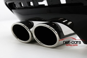 фото thumb №7, Диффузор спойлер audi a4 b9 8w рестайлинг 20- наконечники чёрный sline s4