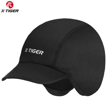 X-TIGER ЗИМНЯЯ ВЕЛОСИПЕДНАЯ ШАПКА С КОЗЫРЬКОМ ТЕПЛАЯ ТЕРМОАКТИВНАЯ ВЕТРОЗАЩИТА