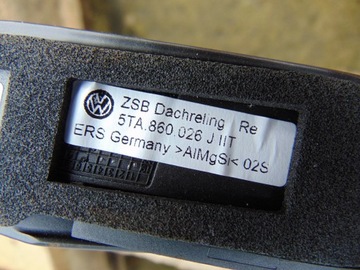 фото thumb №12, Рейлинг крышный правый vw touran 5ta860026j