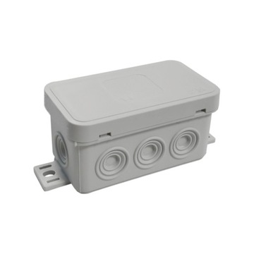 PUSZKA N/T HERMETYCZNA V8 IP54 80×45×41 POPIELATA