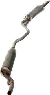 фото thumb №1, Труба выхлопная fiat punto i гаситель конечный