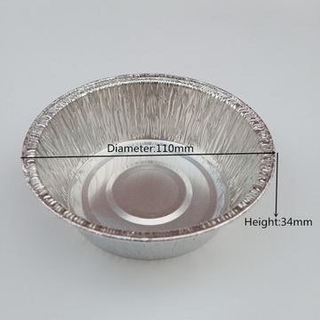 Формы для тортов из алюминиевой фольги, круглые, 240 мл, 50 шт.
