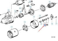 Набор ремонтный стартер bmw 3 e30 12411721297 оригинальный Недорого, фото thumb