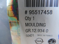 фото thumb №7, Молдинг боковая правая opel vivaro b 93867911 nowa