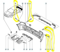 фото thumb №8, Болт бампера задня renault laguna ii оригінальний номер 7703017026