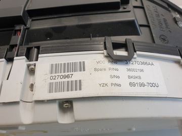 фото thumb №8, Volvo v70 xc70 iii 2.5 t спідометр  прилади 31270366aa