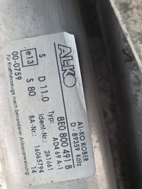 фото thumb №13, Audi a4 b7 hak буксирувальний al-ko 8e0800491b 11-3