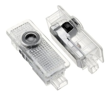 MERCEDES Led projector CLA CLS green logo 09-17
