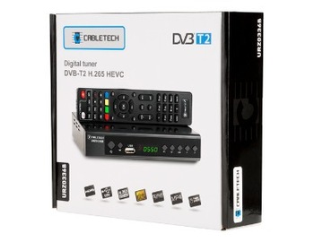 Тюнер DVB-T2 H.265 HEVC, ТВ-декодер PVR Cabletech