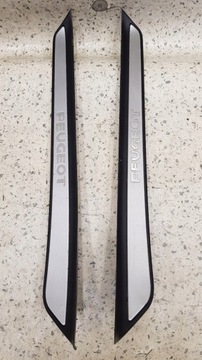 фото thumb №1, Накладка захист планка порога зад пара peugeot 607